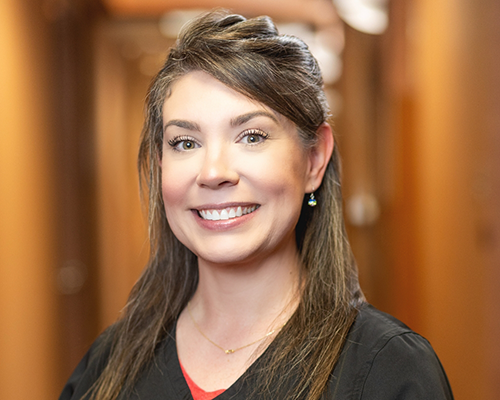 Front office worker and dental assistant Lauren